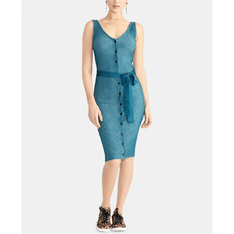 Rachel Roy Womens Bodycon Sweater Dress, Blue, Medium Bodycon Dress Style