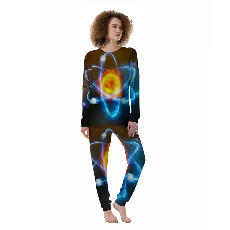 Atomic Structure Print Women's Pajamas Spa pajama sets