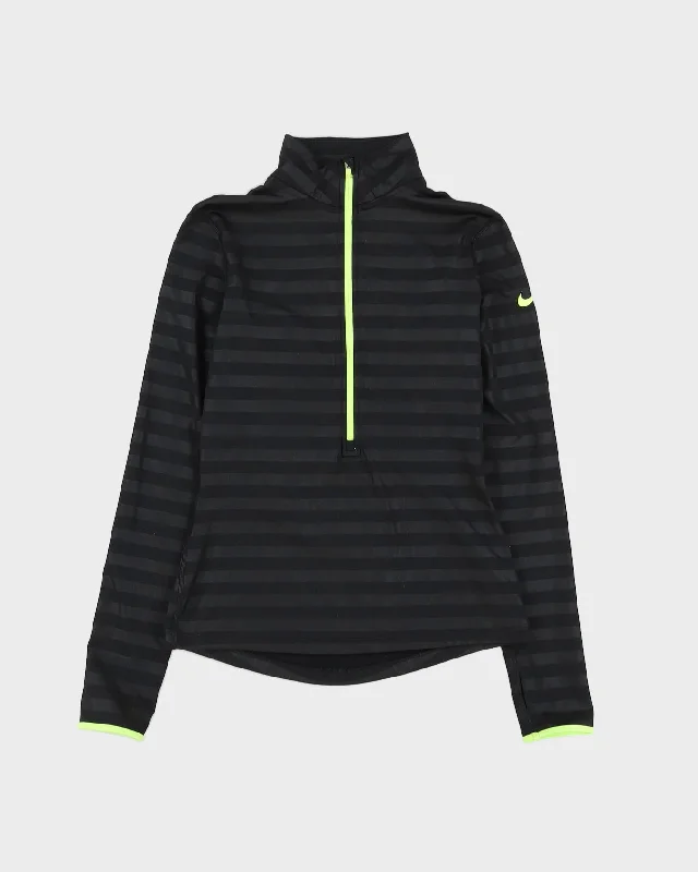 Nike Pro Black Striped Sports Jacket - S Baby pajama sets