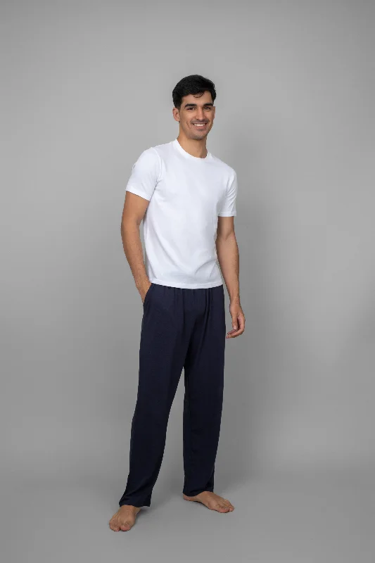 White Men's Lounger Set Best pajama sets for lounging