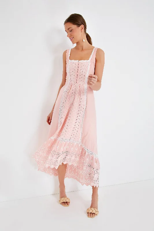 Bubble Bath Pink Alwyn Midi Dress Chic midi dresses