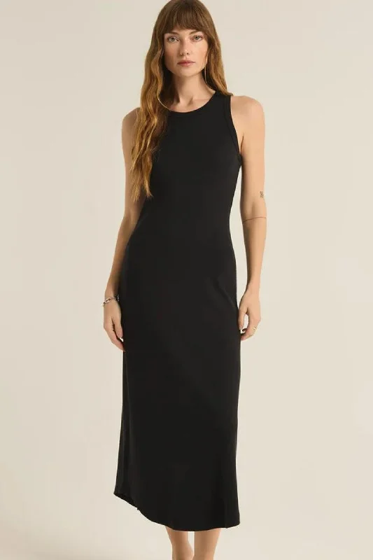 Z Supply: Goodwin Midi Dress in Black Anniversary midi dresses