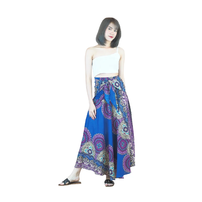 Maiden Mandala Women's Bohemian Skirt in Blue SK0033 020306 03 Y2K unclassified skirts