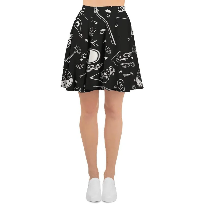 Witch Gothic Women's Skirt Button-front unclassified skirts