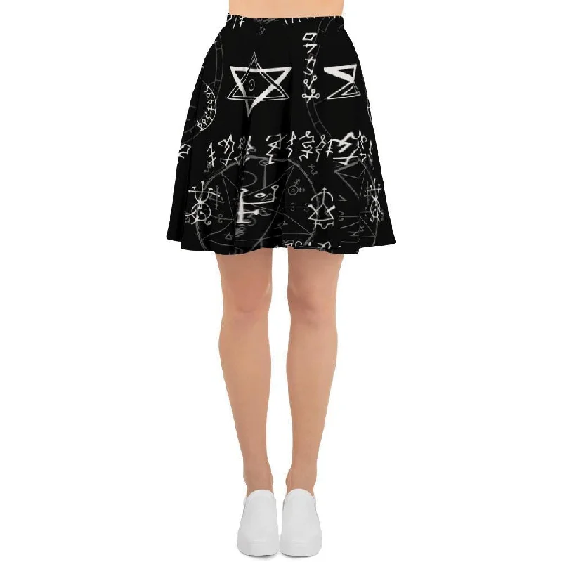 Witch Sign Print Women's Skirt Comfortable unclassified skirts