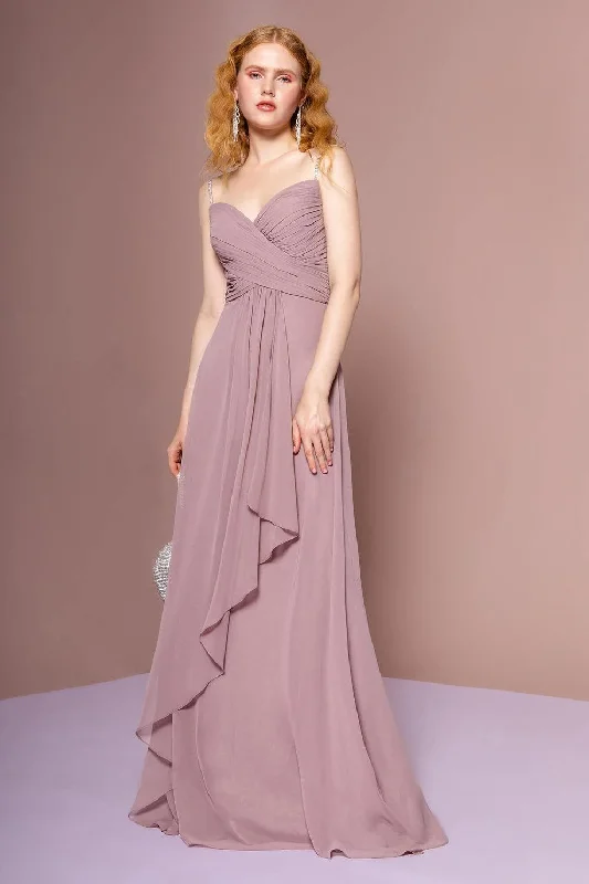 Long Formal Chiffon Dress Bridesmaid Sale Trendy maxi dresses under $50