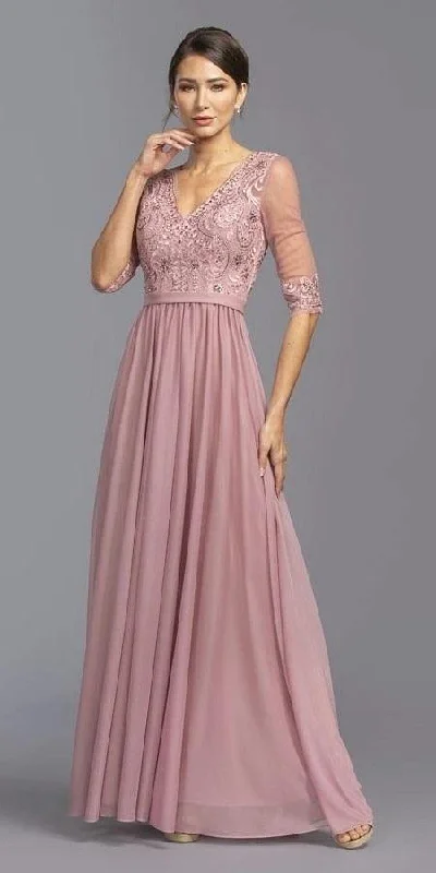 Long Mother of the Bride Formal Dress Anniversary maxi dresses