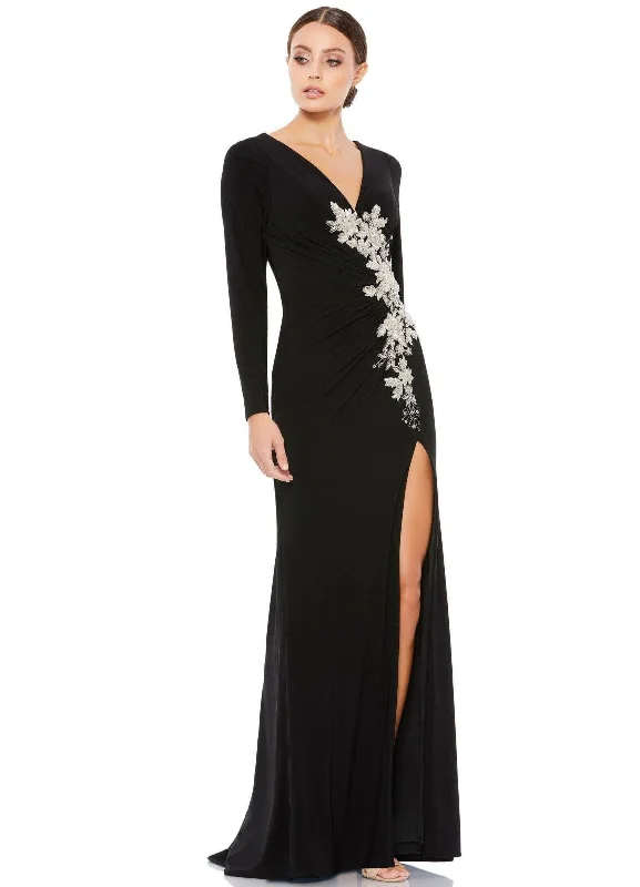 Mac Duggal 12453 Long Mother of the Bride Dress Edgy maxi dresses