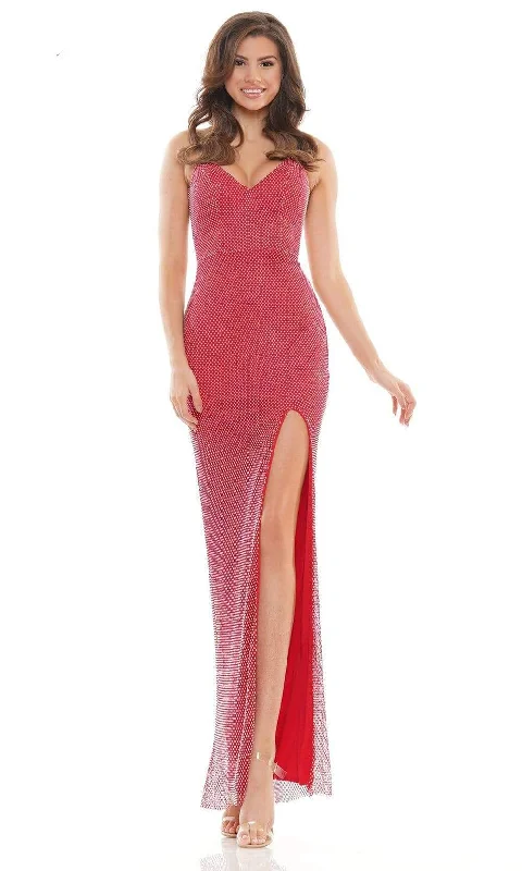 Colors Dress - 2675 Beaded Mesh Sheath Gown Fashion-forward party dresses