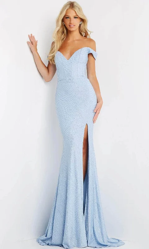 JVN by Jovani JVN06281 - Off Shoulder Mermaid Prom Gown Casual party dresses