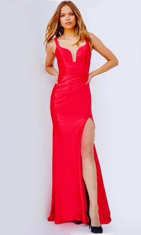 JVN by Jovani JVN24198 - Sleeveless Strappy Back Prom Gown Best party dresses for tall women