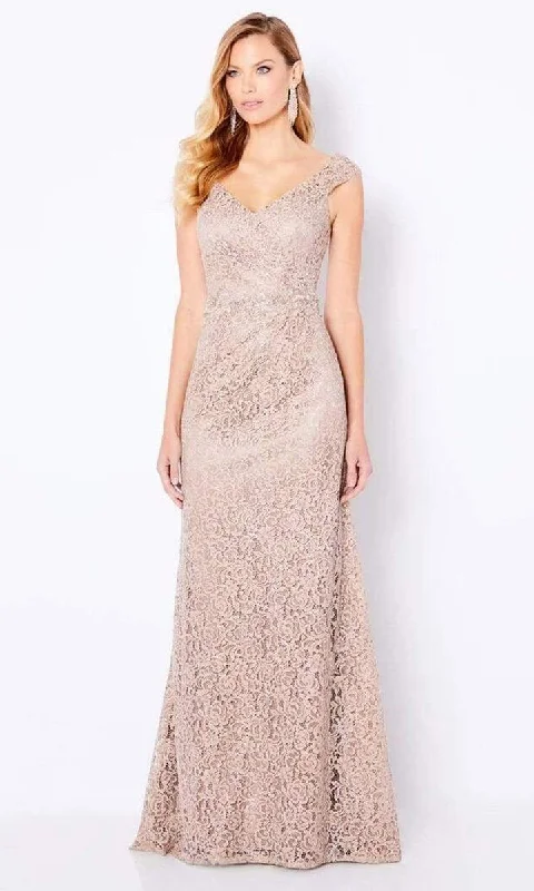 Cameron Blake - Floral Lace Gown 221682 Outdoor floral dresses