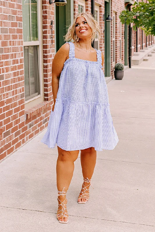 Craving Summer Gingham Dress Curves Ruched unclassified dresses