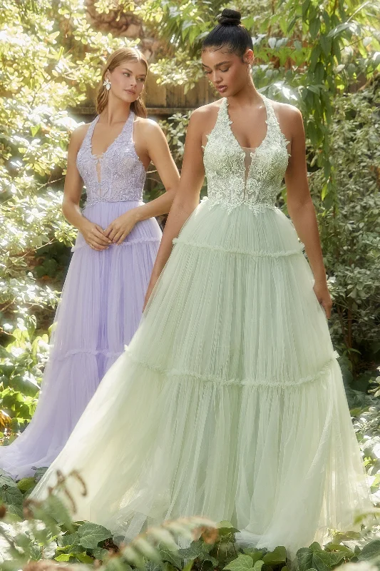 Divine Elegance: Embellished Halter Gown for Unforgettable Occasions Boho unclassified dresses