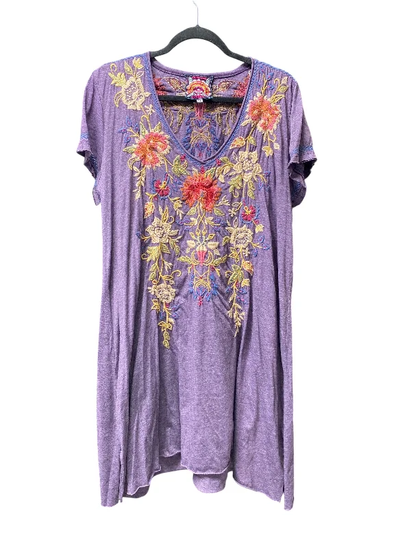 Dress Designer By Johnny Was In Purple, Size: Xl High-end unclassified dresses