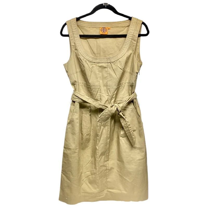 Dress Designer By Tory Burch In Beige, Size: 8 Trendy new unclassified dresses