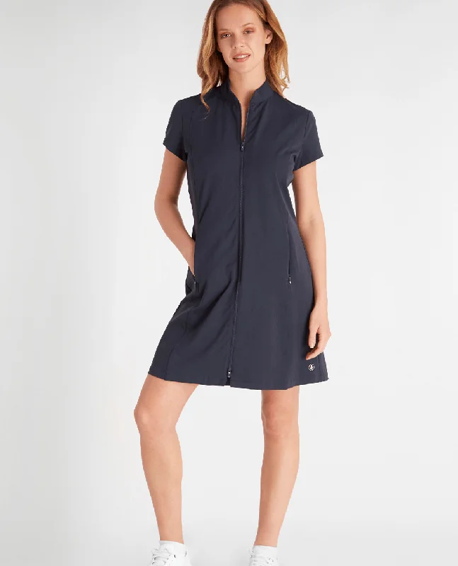 GREEN LAMB Nicolette Cap Sleeve Dress 021 Navy Bold pattern unclassified dresses