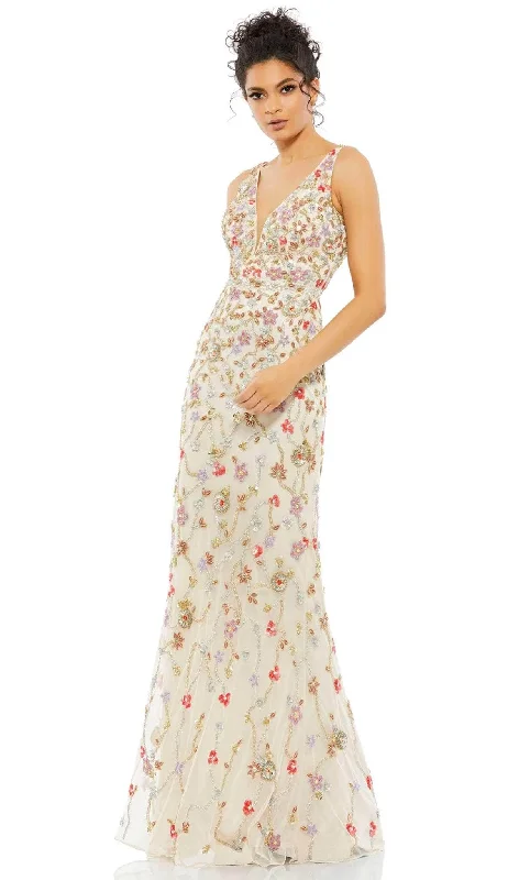 Mac Duggal 5482 - Floral Embellished Dress Sexy floral print dresses