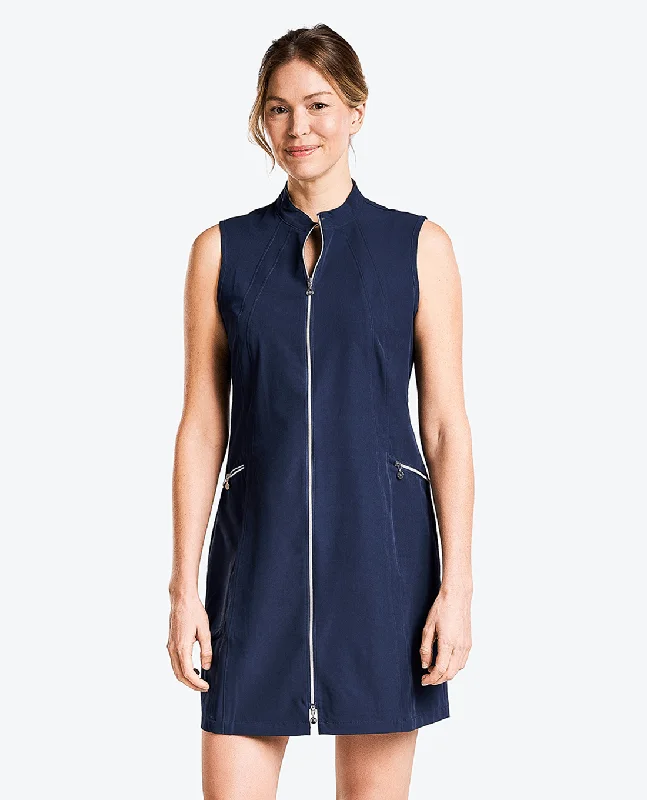 NIVO Bianka Sleeveless Dress 653 Navy Neutral tone unclassified dresses