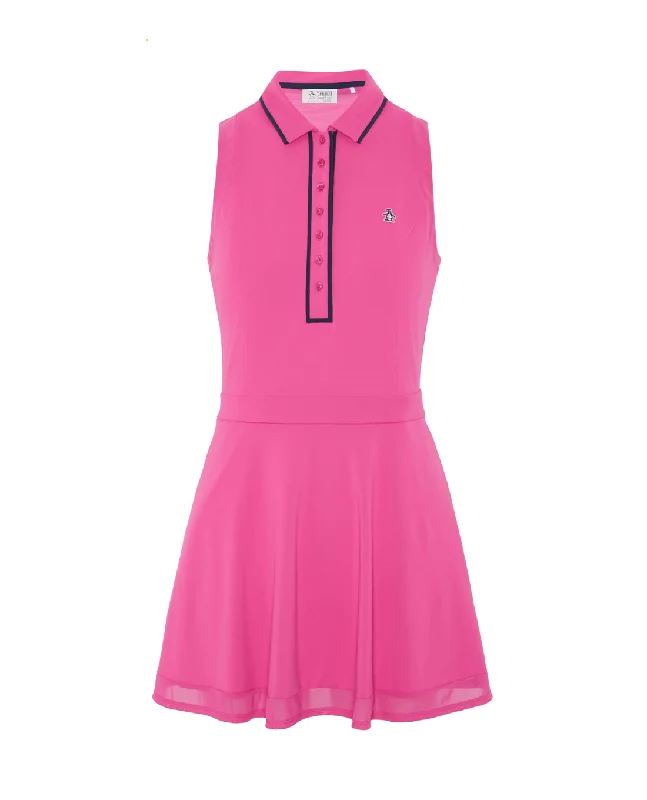 ORIGINAL PENGUIN Veronica Sleelevess Dress OGDSE054 Cheeky Pink Smocked unclassified dresses