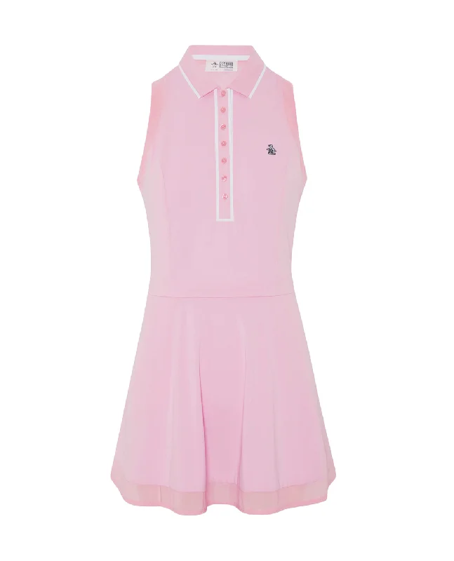 ORIGINAL PENGUIN Veronica Sleelevess Dress OGDSE054 Gelato Pink Tiered unclassified dresses