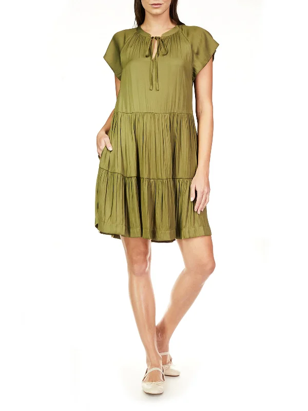 Sanctuary Clothing Burnt Olive Babydoll Dress Best-selling unclassified dresses