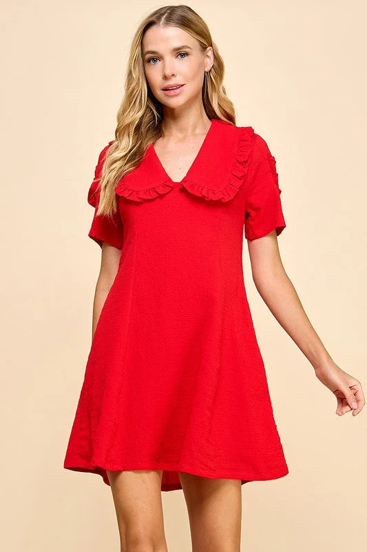 Scarlet Charm Peter Pan Dress Designer unclassified dresses