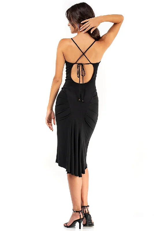 Small Tail Tango Dress With Spaghetti Straps Luxury unclassified dresses