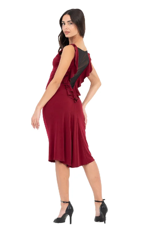 Tango Dress With Mesh Back Floral unclassified dresses