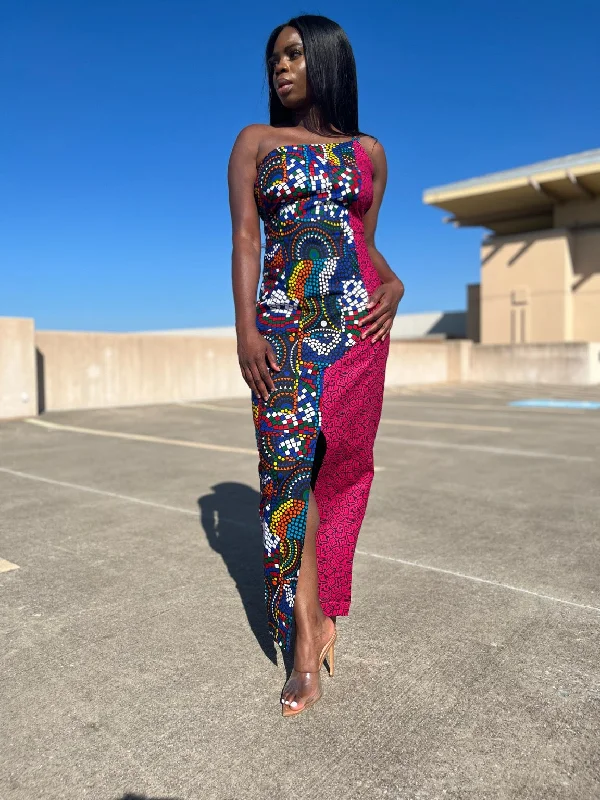 Two tone Ankara Dress Wedding guest unclassified dresses