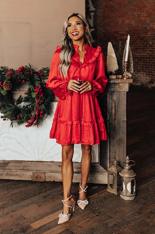 Wishing For Wine Dress In Red Engagement unclassified dresses