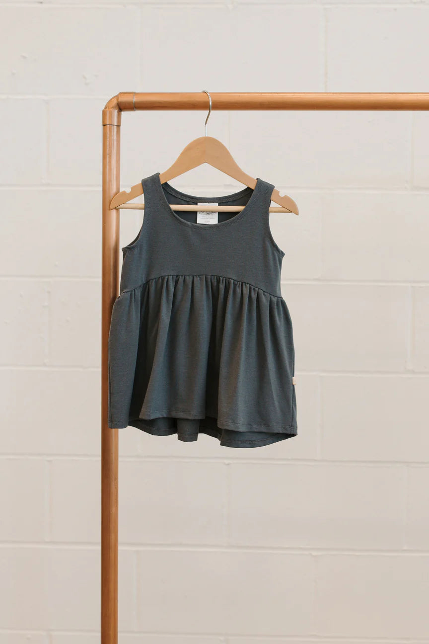 Peplum Tank Ruffle Tank Dress