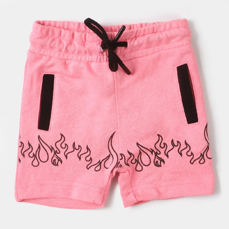 Girls Short Fire Pink - Pink Chic Denim Skirt