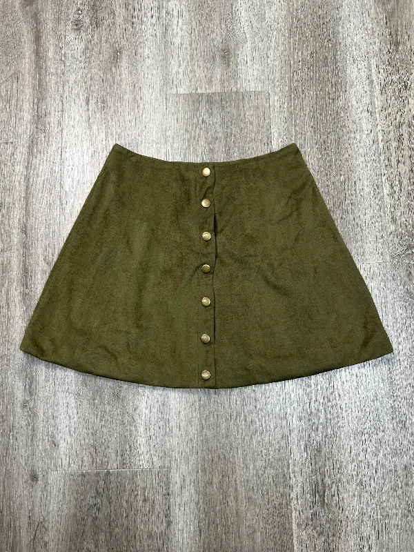 Skirt Mini & Short By Altard State In Green, Size: Xs Bohemian Mini Skirt