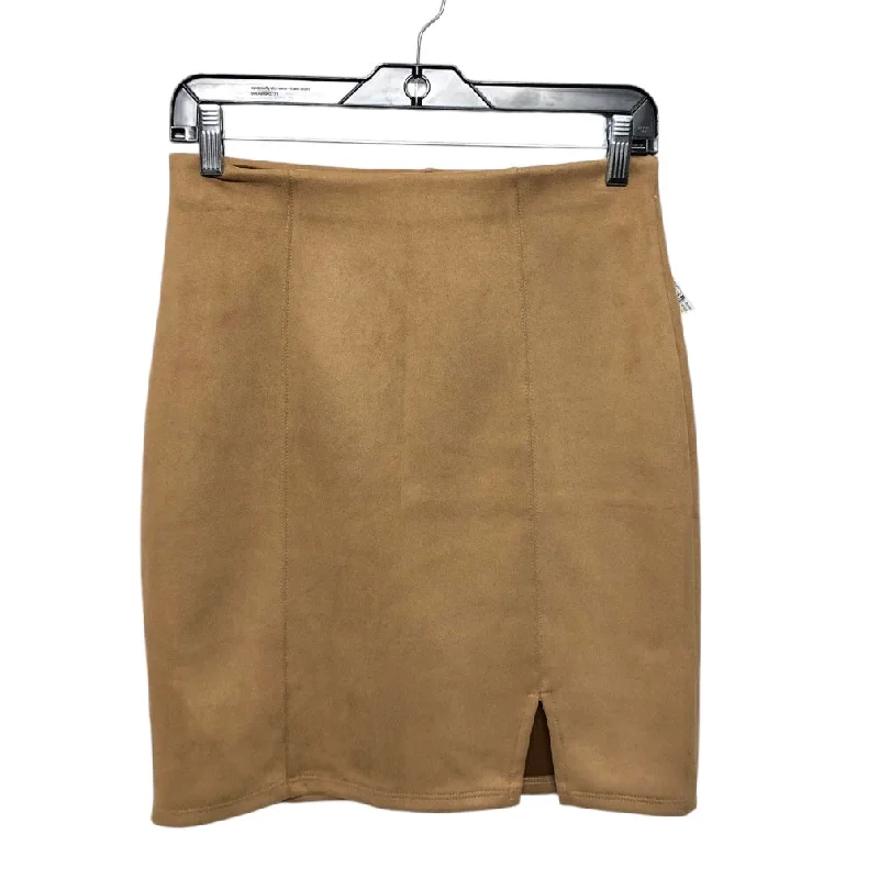 Skirt Mini & Short By Altard State In Tan, Size: S Colorblock Mini Skirt