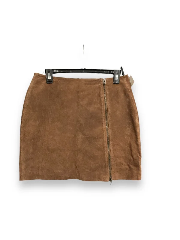 Skirt Mini & Short By Blanknyc In Brown, Size: S Button-up Mini Skirt