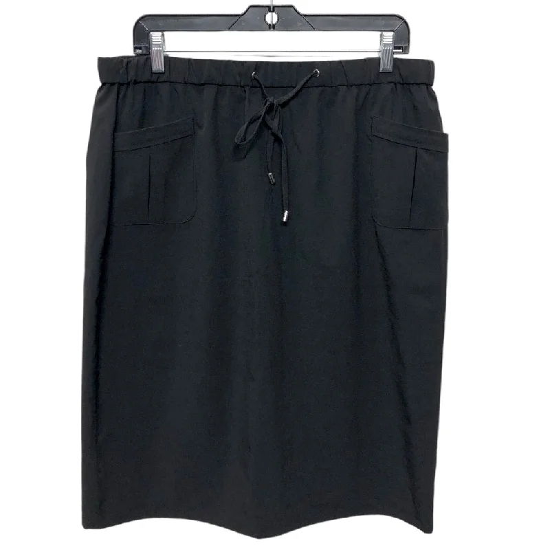 Skirt Mini & Short By Calvin Klein In Black, Size: L Button-front Mini Skirt