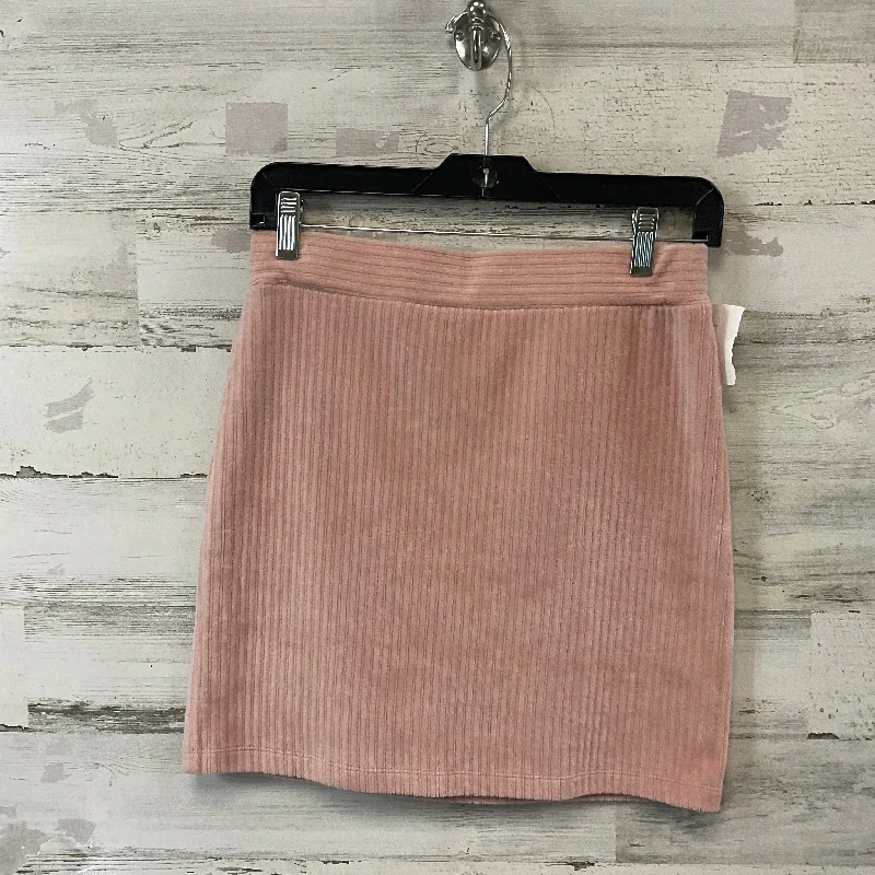 Skirt Mini & Short By Double Zero In Pink, Size: M High-waist Skirt Trend