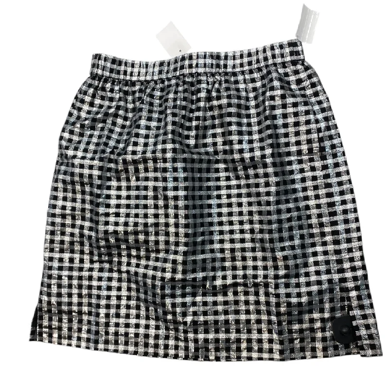 Skirt Mini & Short By J. Crew In Black & White, Size: S Vintage Mini Skirt