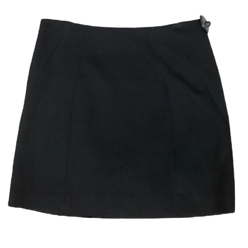 Skirt Mini & Short By Loft In Black, Size: 6 High-Waisted Skater Skirt