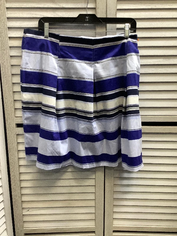 Skirt Mini & Short By New York And Co In Striped, Size: 18 Vintage Denim Skirt