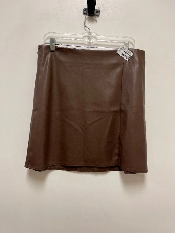 Skirt Mini & Short By Old Navy In Brown, Size: 12 Black Mini Skirt