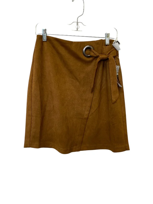 Skirt Mini & Short By Soho Design Group In Brown, Size: S Retro Mini Skirt