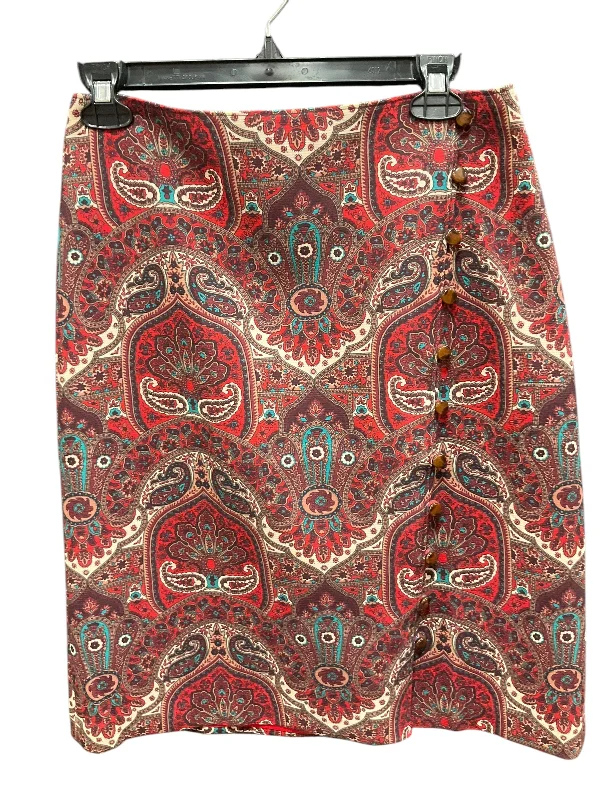 Skirt Mini & Short By Talbots In Paisley Print, Size: S Mini Skirt Trendy