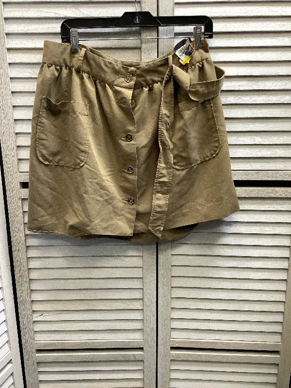 Skirt Mini & Short By Tommy Hilfiger In Khaki, Size: 12 Mini Skirt Party