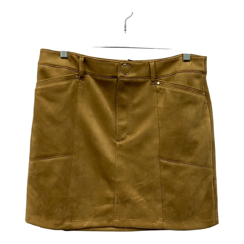 Skirt Mini & Short By White House Black Market In Brown, Size:12 Cute Mini Skirt