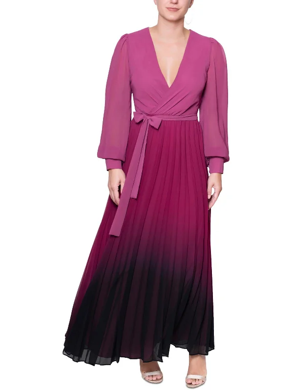 Womens Surplice Long Maxi Dress Midi Maxi Outfit