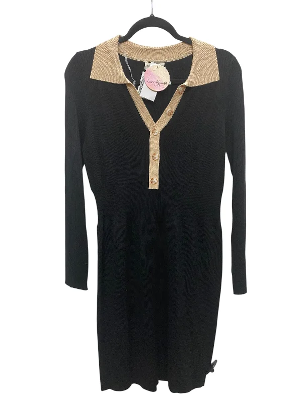 Dress Sweater By Cmc In Black, Size: 2x Cozy Sweater Dress