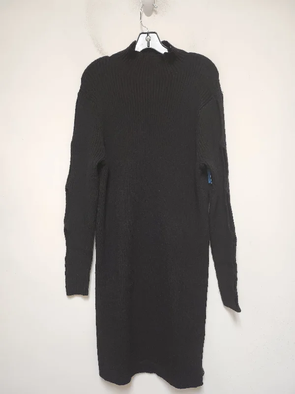 Dress Sweater By Eloquii In Black, Size: 2x Knitted Sweater Gown