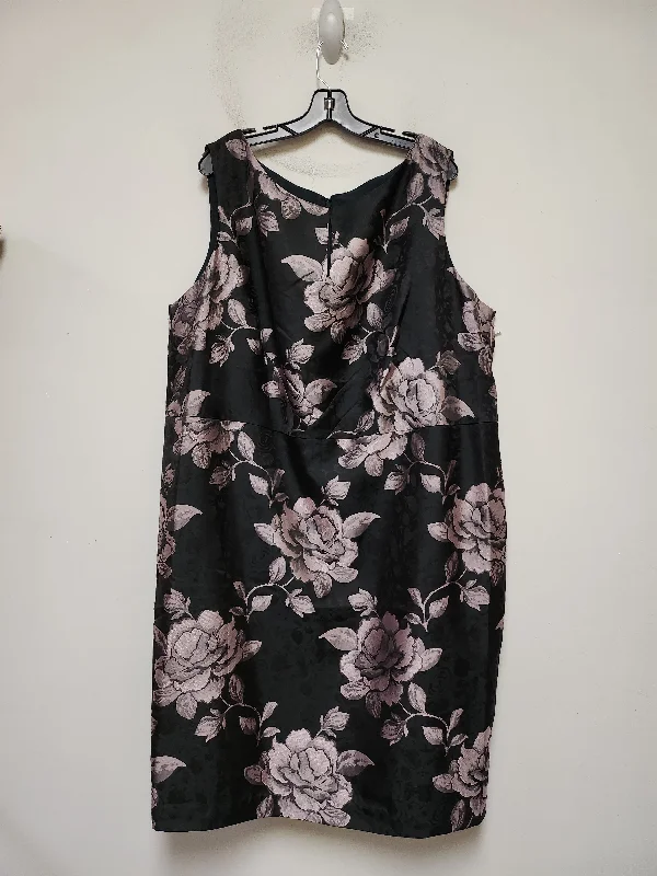 Floral Print Dress Casual Midi Talbots, Size 3x Ruffled Midi Skirt